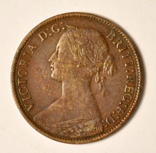 description lovely example of this gb victoria bun head farthing 1873 