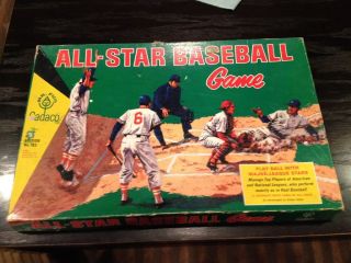 Vintage All Star Baseball Game Cadaco 1966 Edition