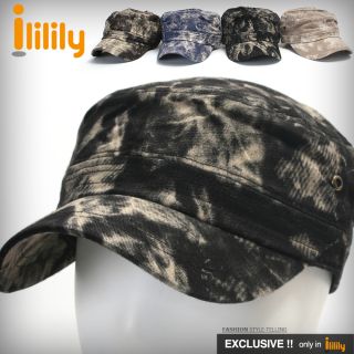 New Black Vintage Cotton Ball Cap Unisex Cadet Hats