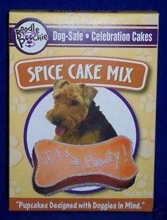 Dog Birthday Cake Mix Spice Flavor Treats or Muffins