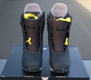 2013 Burton ion Snowboard Boots 10 Black Gray Est Mens $430 Est Speed 
