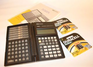 HP 19BII Financial Calculator with Manual