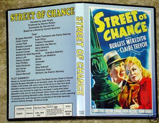 Street of Chance DVD Burgess Meredith Claire Trevor