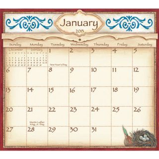 Gentler Thymes 2013 Magnetic Mount Wall Calendar