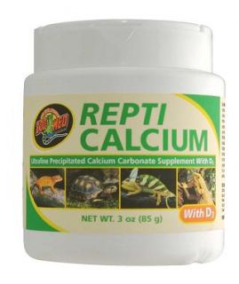 Zoo Med Repti Calcium w D3 3 oz Vitamin Mineral Supplement