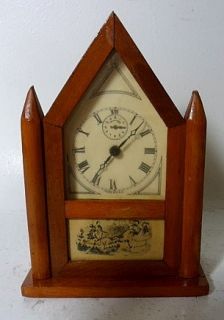Burroughs Company Gothic Steeple Clock 49