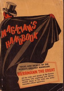 Magicians Handbook by H J Burlingame 1942 Wilcox Follet Good