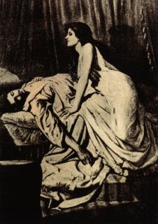 le vampire by burne jones 18971