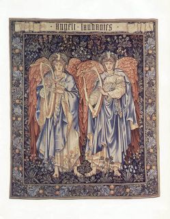 Sir Edward Burne Jones Print Angels Angeli Laudantes