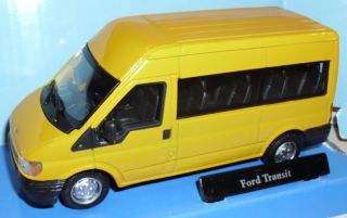   ND003 Ford Transit SWB Mini Bus Yellow 1 43 Scale New Boxed