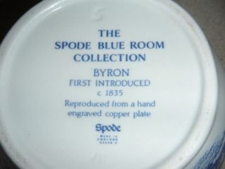   SPODE BLUE ROOM COLLECTION BYRON PITCHER BLUE & WHITE MADE IN ENGLAND