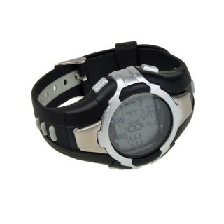   Heart Rate Monitor Adjustablewatch with Calorie Counter Black