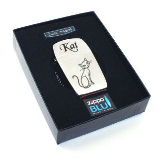 Personalized Zippo Blu Butane Lighter Engraved Free