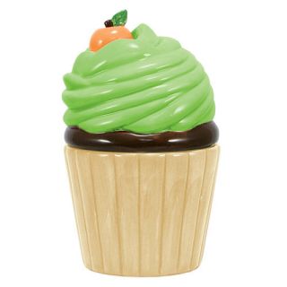 Byrd Cookie Company Mini Cupcake Cookie Jar Green