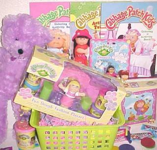 New Cabbage Patch Kids Toy Easter Gift Basket Toys Play Doh Set