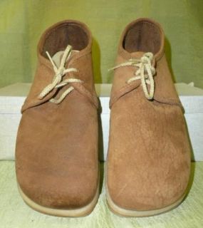Orig Earth Chuka Mens Shoes Vtg 60s 70s Suede Leather 143 15 New Old 