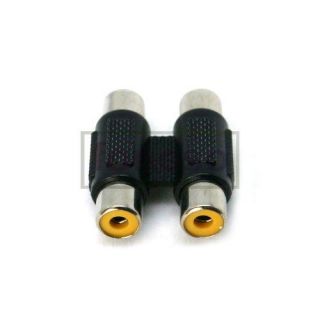RCA Plug Speaker Cables Adapter Female to Female