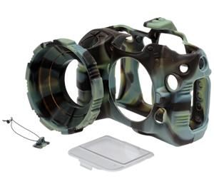 MADE Rubberized Camera Armor Case for Nikon D200 (Camouflage)
