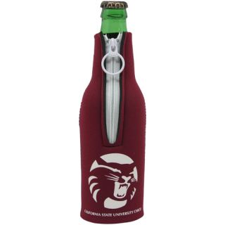 Cal State Chico Wildcats Zippered 12oz. Bottle Koozie   Cardinal