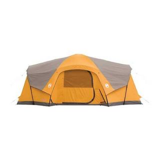 Coleman Camping Canyon Breeze 10 Person Family Cabin Waterproof Tent 