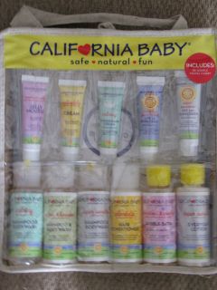 California Baby Gift Set Lot Shampoo Lotion Sunscreen All Natural 