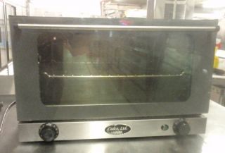 Cadco Unox OV350 Countertop Electric Half Size Convection Oven XAF015 