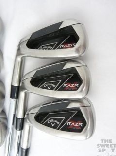 LH Callaway Golf RAZR X Tour Iron Set 4 PW Steel Stiff Left Hand