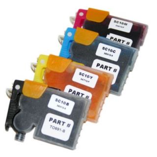   Color B M C Y Edible Ink Cartridge Set for Epson Printers