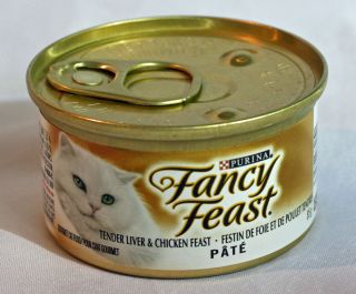 Cans Fancy Feast Canned Cat Food Pet Wet Treat Chicken Purina 85g 