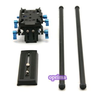 M5 Camera Base Plate Riser Rod for Cage Rig Support DSLR Canon 500D 