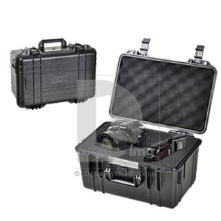 Hard Plastic Suit Case Camera Lens waterproof crushproof Briefcase Bag 
