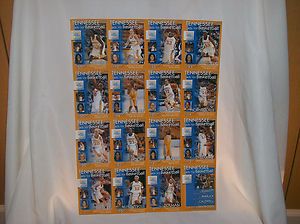 2005 Tennessee Lady Vols Trading Cards Un Cut Candace Parker