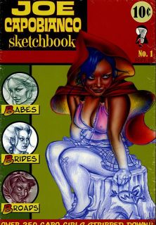 Joe Capobianco Sketchbook Hot Girls Tattoo Art Book