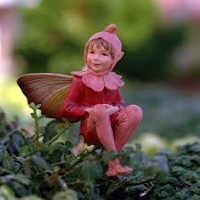   MARY BARKER FLOWER FAIRIE/ Miniature Garden/ Red Campion Fairy #86968