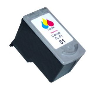 CL 51 Color Inkjet Cartridge Compatible with Canon Printers