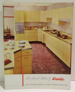 1950s Capitol Kitchens Cabinets Catalog Great Reference for 