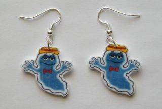 New Halloween Captain Crunch Cereal Boo Berry Earrings