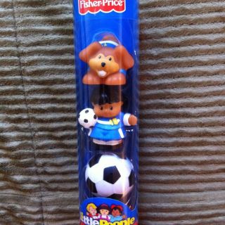   Little People Tube Football Soccer Boy Dog Ball Set Ages 1 4