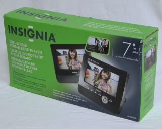 Insignia 7 Dual Screen Portable Car DVD CD Player