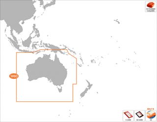 Map NT Max Australia Chart Card for Whole Australia