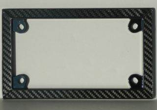   plate frame black chrome frame is made of metal with real carbon fiber