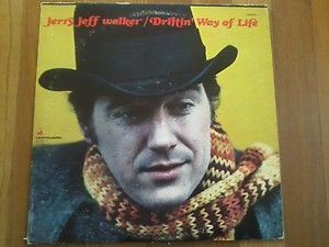 JERRY JEFF WALKER 1969 VINYL LP DRIFTIN WAY OF LIFE VANGUARD RECORDS 