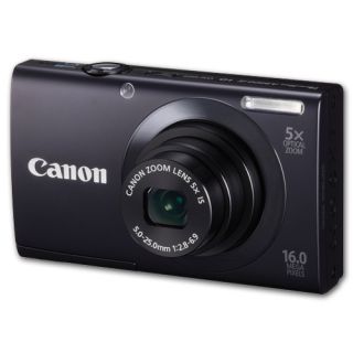Canon Powershot A3400 IS 16MP Digital Camera (Black) 6185B001 NEW
