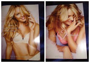 Victorias Secret Booklet Cards Candice Swanepoel Lot 2