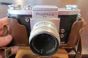 Vintage Praktica FX 35MM Film Camera with Carl Zeiss 50MM Lens