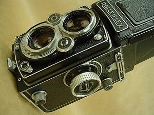 Rolleiflex 3 5B MX EVS w Carl Zeiss Tessar 75mm F 3 5 Lens