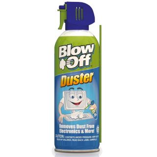 Blow Off Air Duster 8oz Can 6 Pack Cleans Electronics