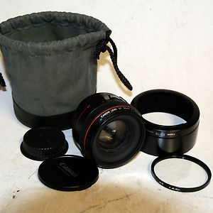 Canon Lens EF 50mm f1 2 L USM for Canon EOS SLR Digital Cameras