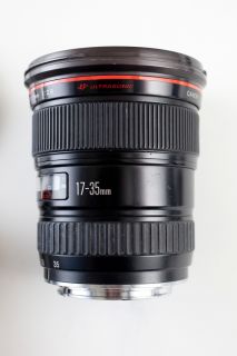 Canon EF 17 35mm 2.8 L Ultrasonic with Hood, lens cap and back cover