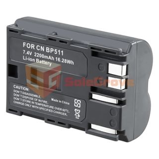 Canon Li Ion battery Pack BP 511A BP 511 for EOS D60 D30 40D
